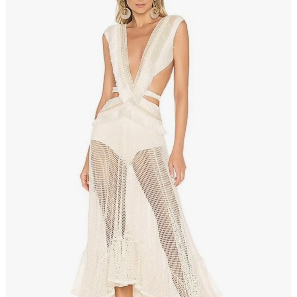 PATBO Fringe Dress Size 6 - Medium NWT